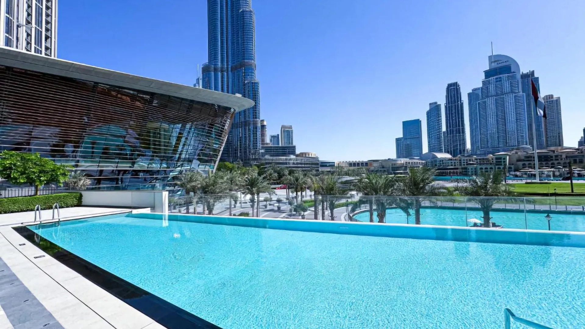 Stylish 2-Bedroom Luxury Stay In Downtown Dubai With Burj Khalifa & Fountain Views 0*,  Zjednoczone Emiraty Arabskie