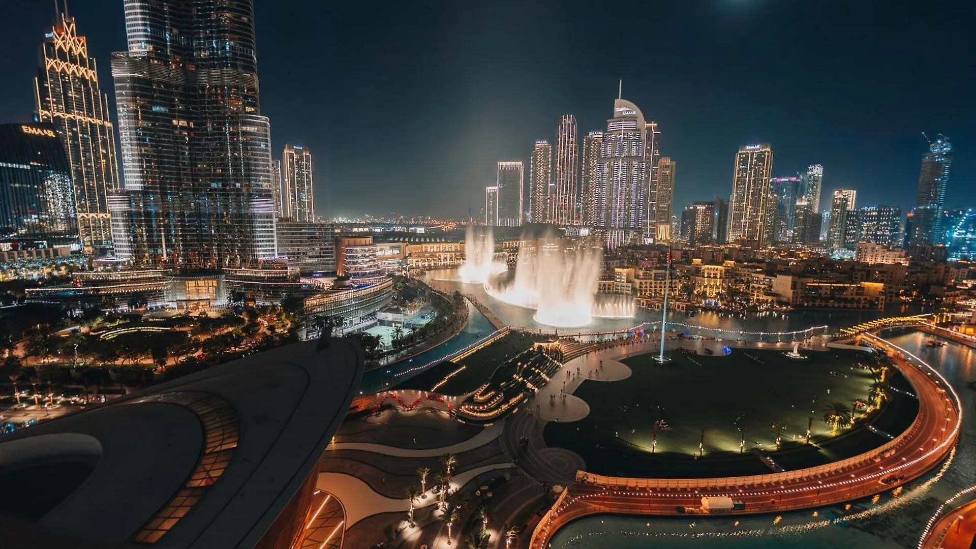 Apartament Stylish 2-Bedroom Luxury Stay In Downtown Dubai With Burj Khalifa & Fountain Views Zjednoczone Emiraty Arabskie